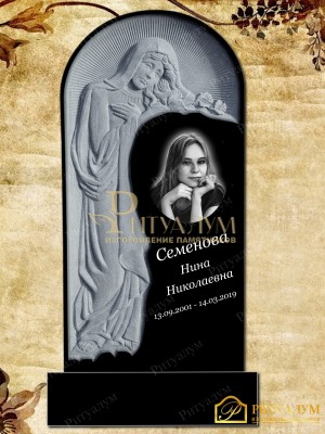 Памятник резной из гранита ЧПУ "Скорбящая мать" — ritualum.ru Памятник резной из гранита ЧПУ "Скорбящая мать" — ritualum.ru